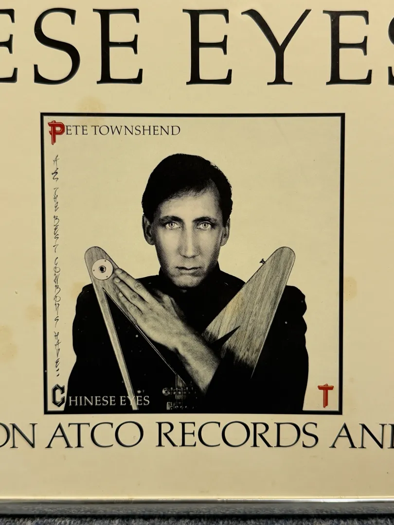 Pete-Townshend-Chinese-Eyes-Poster-foam-Board-ATCO-Records