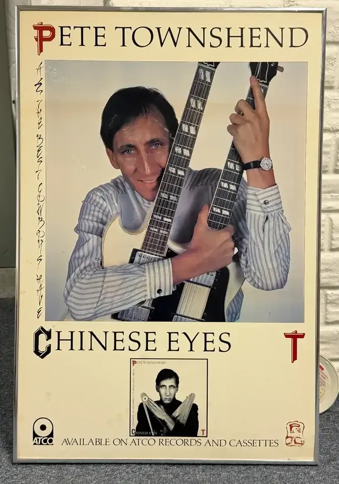Pete-Townshend-Chinese-Eyes-Poster-foam-Board-ATCO-Records