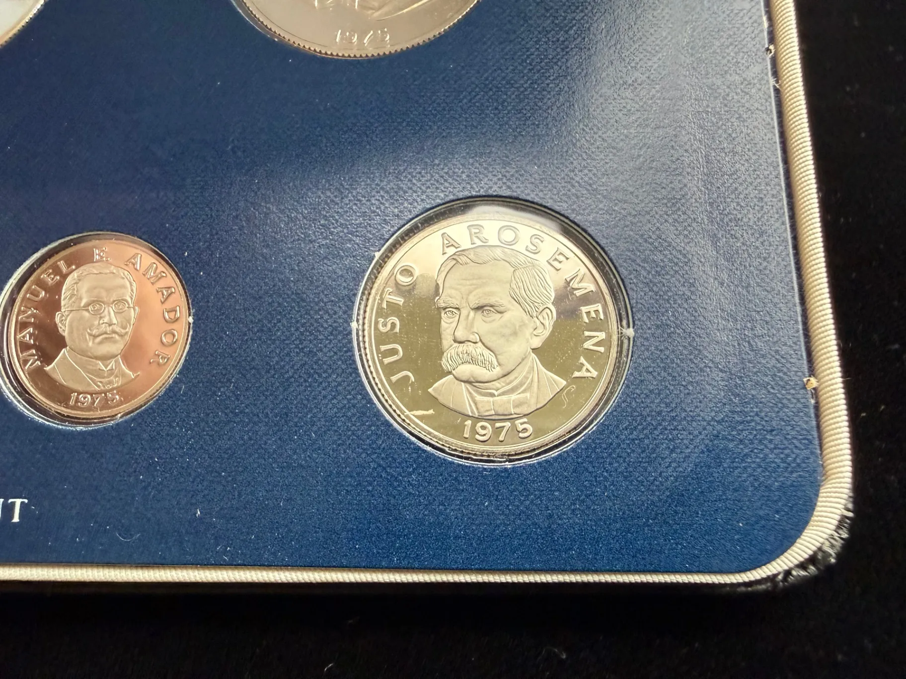 1975-Panama-Silver-Proof-Set-Franklin-Mint-9-Coin-Set-With-COA