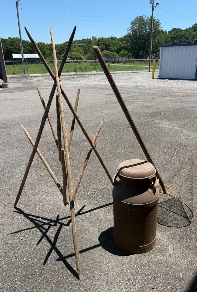 antique tobacco dryer Vintage-Tobacco-Leaf-Dryer-Primitive-Farm-Items